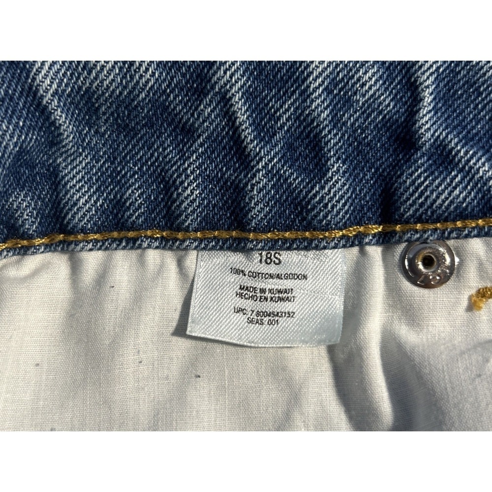 Route 66 Jeans Women 18S Blue Relaxed High Rise Straight Leg 100% Cotton Denim - Picture 8 of 9